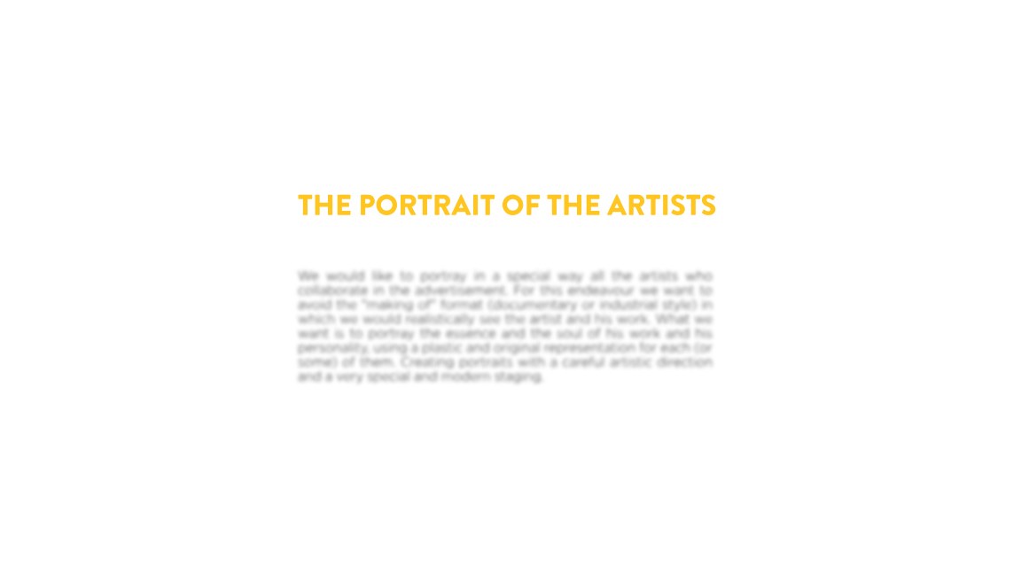 Seat · the portrait of the artists